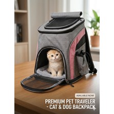 Seyahat ve Yürüyüş Için Ideal Nefes Alan Oxford Kumaş, Kedi ve Yavru Köpek Sırt Çantası