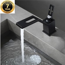 OEM Banyo Lavabo Bataryası Yeni Tarz Model Mat Siyah Renk 7 Yıl Garantili Ithal