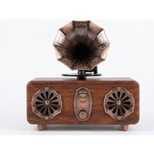 Nusrat Bilişim Everton RT-572 Bluetooth Fm-Usb-Tf-Aux Şarjlı Nostaljik Radyo