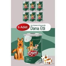 Enjoy Dana Etli Köpek Konservesi Sos Içinde Et Parçacıklı 400 gr X6