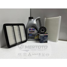 Mobil Hyundai I30 Benzinli ( 08-12 ) 5W-30 Yağ - Hava- Polen Bakım Seti