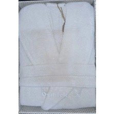 Özdilek Colored(Avm) Beyaz Şalyaka Bornoz (S/m)