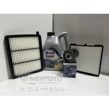 Mobil Hyundai I10 Benzinli ( 19-25 ) 5W-30 Yağ - Hava- Polen Bakım Seti