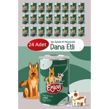 Enjoy Dana Etli Köpek Konservesi Sos Içinde Et Parçacıklı 400 gr X24