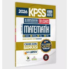 Karakutu Yayınları 2026 Fullönlisans Kpss Matematik Kara Kutu Ösym Çıkmış Soru Bankası Son 15 Yıl (Sadece Ön Lisans)