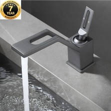 OEM Banyo Lavabo Bataryası Yeni Tarz Model Antrasit Renk 7 Yıl Garantili Ithal