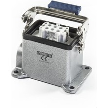 Emas EBM06PD16 ,6pin Yan Giriş Kilitli/pano Makine Priz