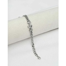 SY Aksesuar 14K Silver Kuyumcu Model Harf Bileklik