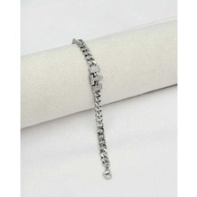 SY Aksesuar 14K Silver Kuyumcu Model Harf Bileklik