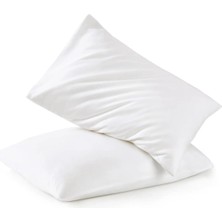 İz Home 2 Adet Premium Pamuklu Bebek Yastığı 1-4 Yaş Silikon Dolgulu 35X45 - Premium Quality Baby Pillow