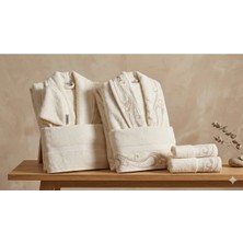 Özdilek Paısley Krem-Krem Aile Seti