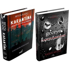 İndigo Kitap Geceye Konuşanlar 1 Ciltli ve Karantina 2 Ciltli Beyza Alkoç 2li Set