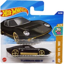 Hot Wheels - ´71 Lamborghini Miura Sv - Hw: ´70S Vs. ´90S 6/10 - HYX73 - Short Card