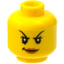 LEGO Minifigür Parçaları: Kafa: 3626PB1275