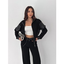 Win Moda Yeni Sezon Kadın Modal Eşofman Takımı Garnili Baggy Salaş Geniş Paça Spor Şık S/xl 3 Renk 2605