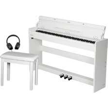 Rodeo RP400 Wh Beyaz 88 Tuşlu Hammer Action Dijital Piyano ( Tabure & Kulaklık Hediyeli )