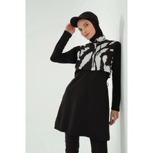 Alfasa 25348 Crop Görünümlü Tesettür Mayo