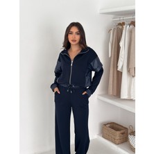 Win Moda Yeni Sezon Kadın Modal Eşofman Takımı Garnili Baggy Salaş Geniş Paça Spor Şık S/xl 3 Renk 2605