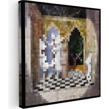 Kanvas Tablo Endboss Piksel Minecraft Tablosu Ev Ofis Salon Duvar Dekoru