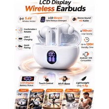 vooka LCD Ekranlı Wireless Earbuds Kulaklık
