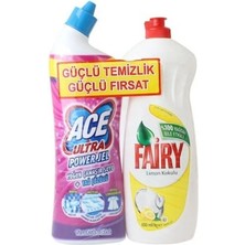Ace Çamaşır Suyu 810 +Fairy Bulaşık Deterjanı 650 ml