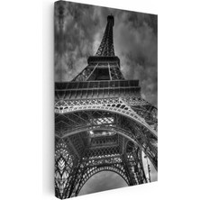 Kanvas Tablo Paris Eyfel Kulesi Taban Mimarisi Şehir Mimari Tablo Ev Ofis Duvar Dekoru