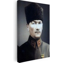 Kanvas Tablo Atatürk Mareşal Kıyafeti Atatürk Tablosu Ev Ofis Duvar Dekoru