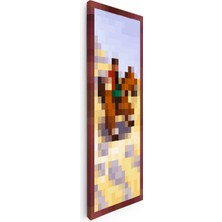 Kanvas Tablo Prairie Ride Piksel Minecraft Tablosu Ev Ofis Salon Duvar Dekoru