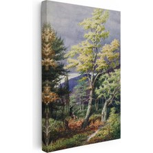 Kanvas Tablo J.m.w. Turner Orman Içi Açık Alan Fırtına Öncesi Ressam Tablosu Ev Ofis Dekoru