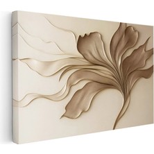 Kanvas Tablo Soyut Akışkan Yaprak Desenleri Çiçek Tablosu Ev Ofis Duvar Dekoru