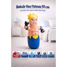 Yıldırım Oyuncak Boksör Hacıyatmaz 91 cm Büyük Boy Şişme Boks Torbası | Su Dolgulu Devrilmez Çocuk Spor Oyuncağı