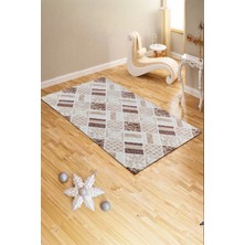 Sofline Kaymaz Taban Lastikli Halı Örtüsü 6m2 - Yıkanabilir Süngersiz Kadife Görünümlü Pamuklu (H42A)