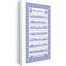 Kanvas Tablo Ayetel Kürsi Okunaklı Satır Yazı Dini Islami Tablo Ev Ofis Duvar Dekoru