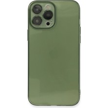 Mey Ithalat®  iPhone 13 Pro Kılıf Fly Lens Silikon - Yeşil