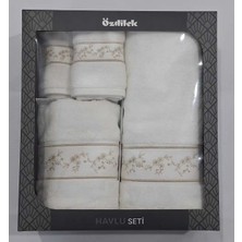 Özdilek Danıela Beyaz Dus Seti Nakışlı-2 Açık Sım