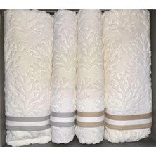 Özdilek Corallo Beyaz-Krem Best Set (Hamam Takımı)