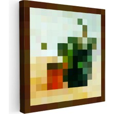 Kanvas Tablo Paradisträd Minecraft Tablosu Ev Ofis Salon Duvar Dekoru
