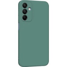 Mey Ithalat®  Samsung Galaxy A25 5g Kılıf First Silikon - Koyu Yeşil