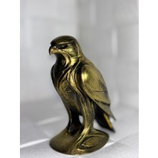EBG3D 🦅 Dekoratif Kartal Biblo – Gold Eskitme Görünümlü