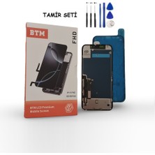 Tkgz - iPhone 16 LCD Ekran Dokunmatik - Btm + Tamir Seti