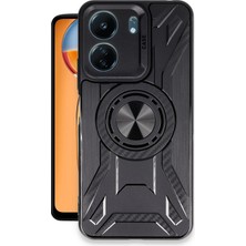 Mey Ithalat®  Xiaomi Redmi 13C Kılıf Lincoln Silikon - Siyah