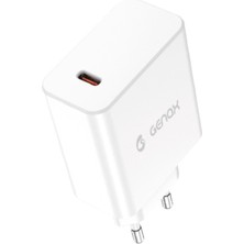 Genax iPhone 11 / 12 / 13 / 14 / 15 / 16 Pro Uyumlu 55W Gan Hızlı Şarj Adaptörü