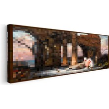 Kanvas Tablo Finding Piksel Minecraft Tablosu Ev Ofis Salon Duvar Dekoru