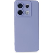 Mey Ithalat®  Xiaomi Redmi Note 13 Pro 5g Kılıf Nano Içi Kadife Silikon - Lila