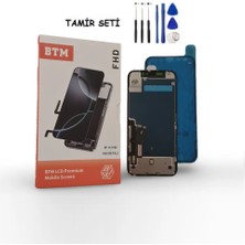 Tkgz iPhone 13 Pro Max Uyumlu LCD Ekran Dokunmatik - Btm + Tamir Seti
