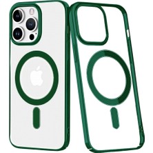 Mey Ithalat®  iPhone 14 Pro Kılıf Element Magneticsafe Sert Kapak - Köknar Yeşili