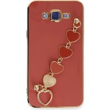 Mey Ithalat®  Samsung Galaxy J7 Kılıf Esila Silikon - Kırmızı