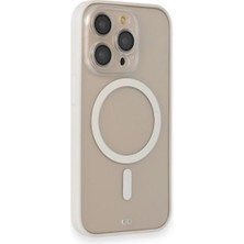 Mey Ithalat®  iPhone 14 Pro Kılıf Grand Magneticsafe Kapak - Beyaz