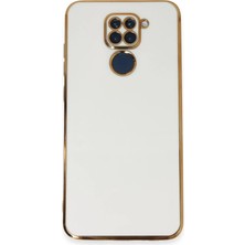 Mey Ithalat®  Xiaomi Redmi Note 9 Kılıf Volet Silikon - Beyaz