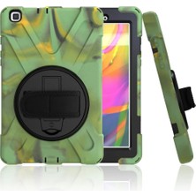 Mey Ithalat®  Samsung Galaxy T290 Tab A 8 Kılıf Amazing Tablet Kapak - Kamuflaj